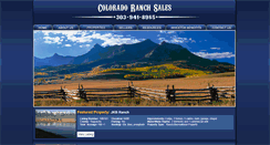Desktop Screenshot of coloradoranchforsale.com